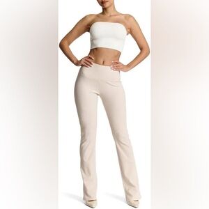 NWT Naked Wardrobe Sand Thermal Bootcut Pants Flare Pants,2X